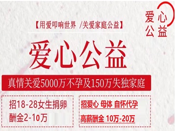 勃利捐卵助孕生子 爱心志愿者招募